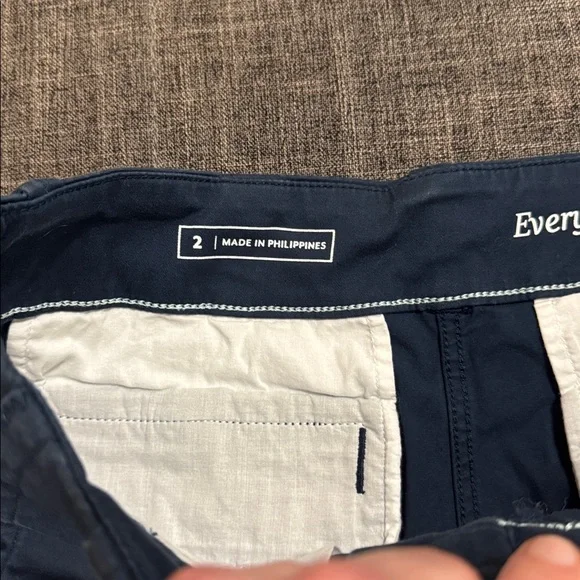 Vineyard Vines Everyday Shorts Nautical Navy Cotton Stretch Size 2 - Picture 5 of 6